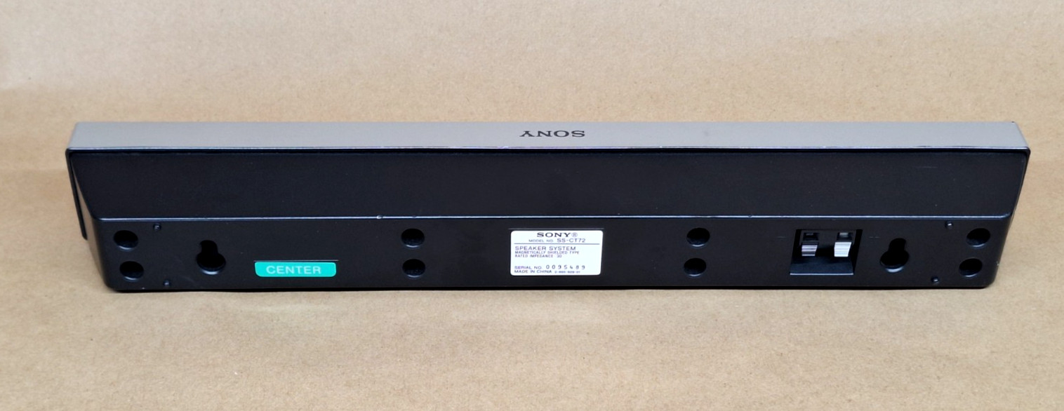 SONY SS-CT72 Center Speaker (No Wire)