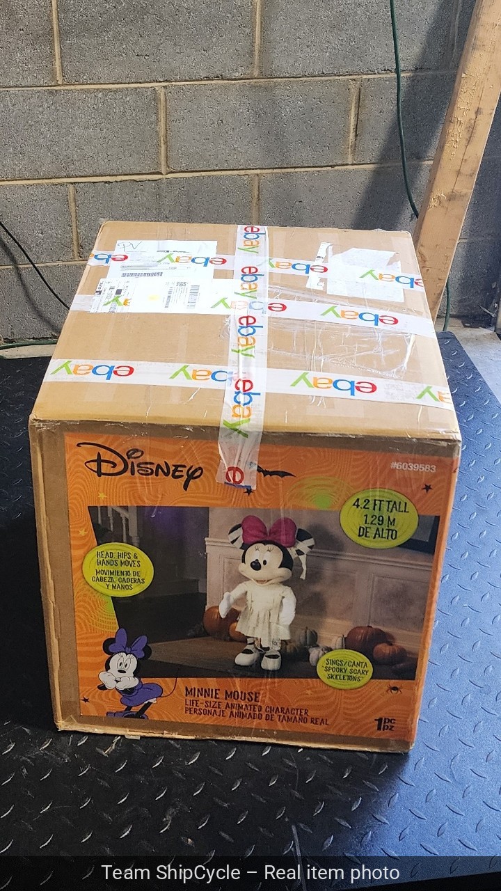 4 FT ANIMATED DISNEYS MICKEY MOUSE MUMMY HALLOWEEN ANIMATRONIC PROP G2U