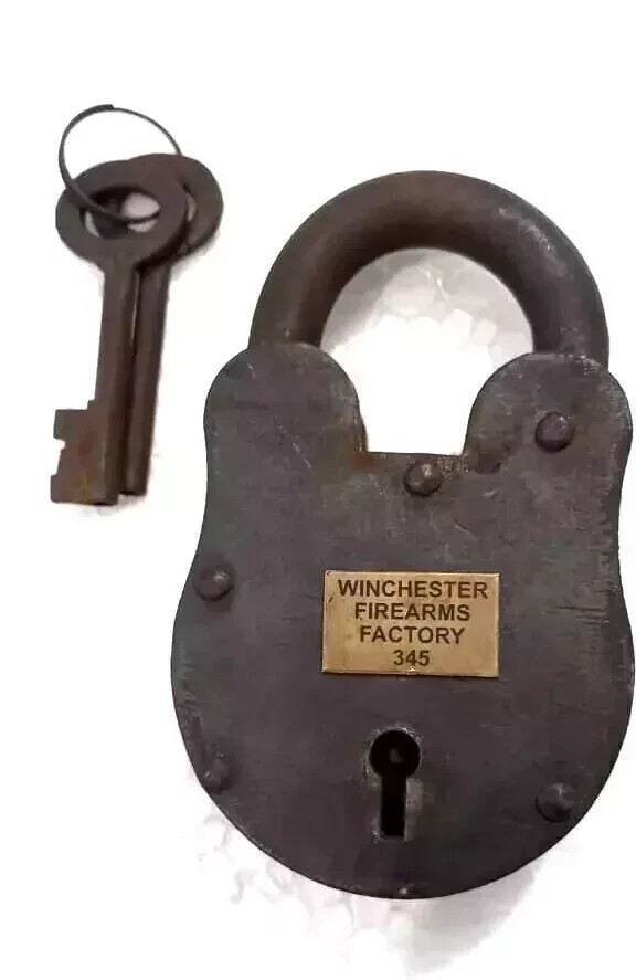Working Padlock WINCHESTER FIREARMS FACTORY 345 VINTAGE PADLOCK WORKING PADLOCK