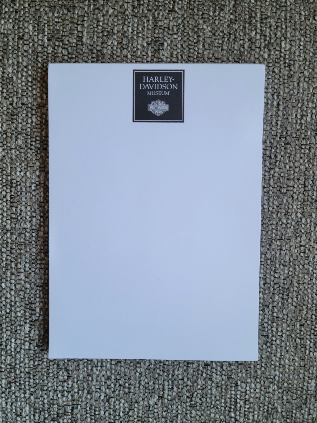 Harley Davidson Care Package (6 Patches, notepad, & gift box)