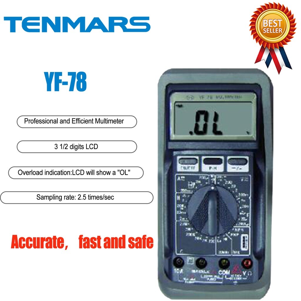 TENMARS YF-78 Professional and Efficient Multimeter New