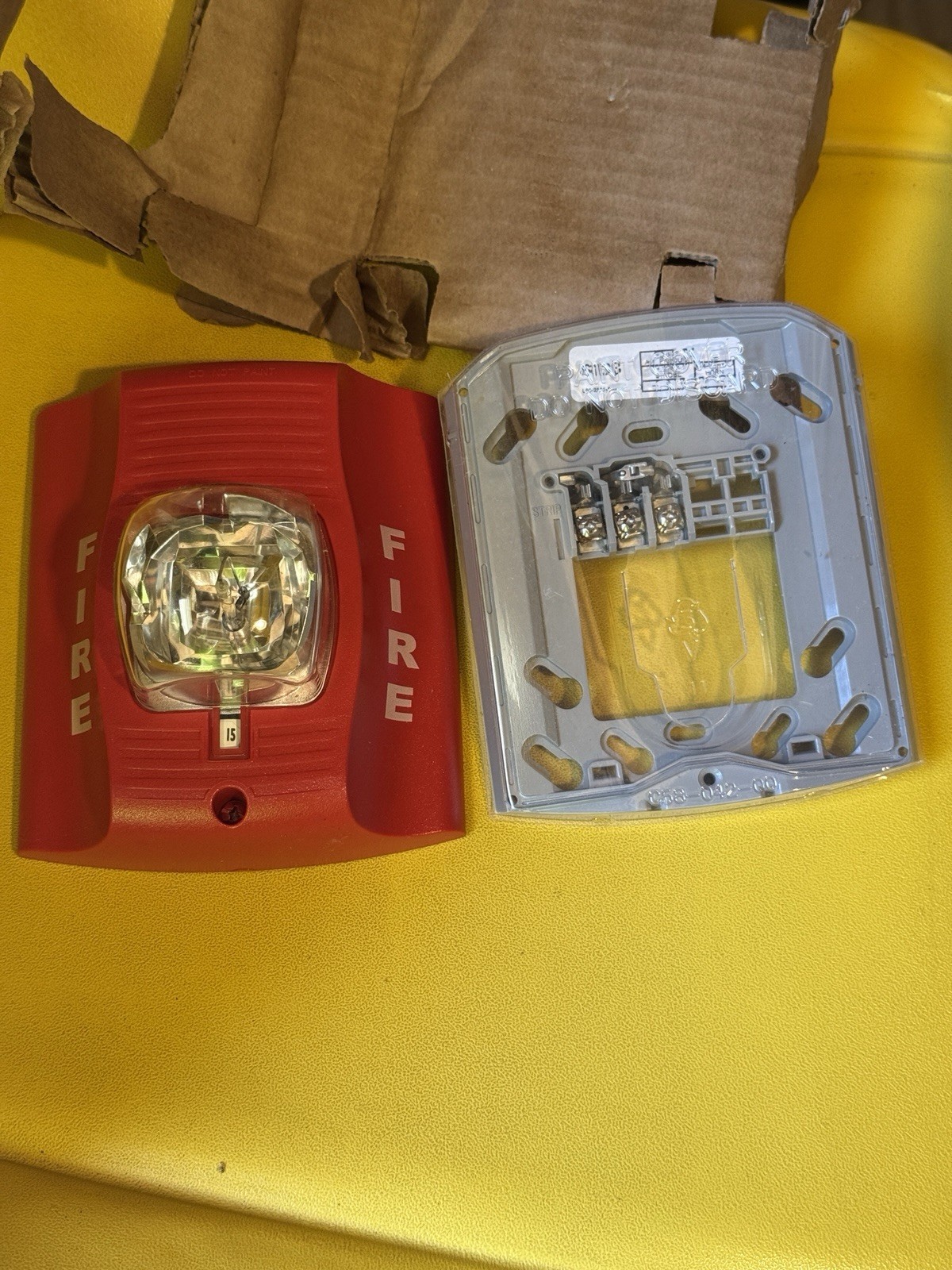 System Sensor - SR- STROBE STD CD RED -  Fire Alarm Strobe