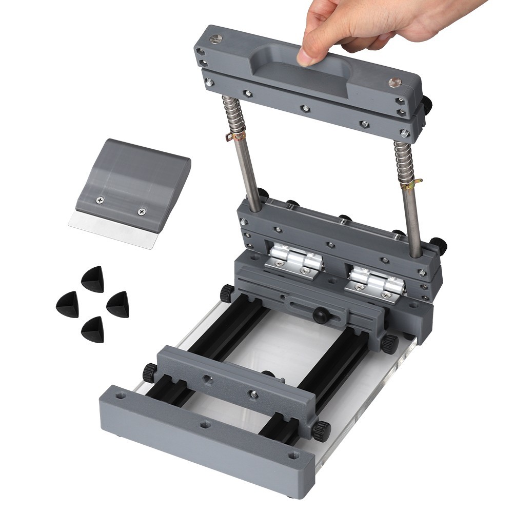 Manual Screen Printing Machine for PCB - Benchtop Solder Stencil Printer 25*25CM