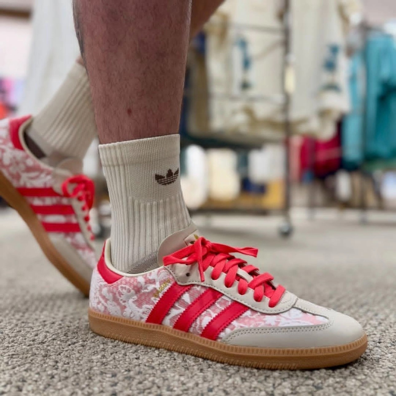 Adidas Samba Og Liberty London Better Scarlet Women's - JR8841 Shoes