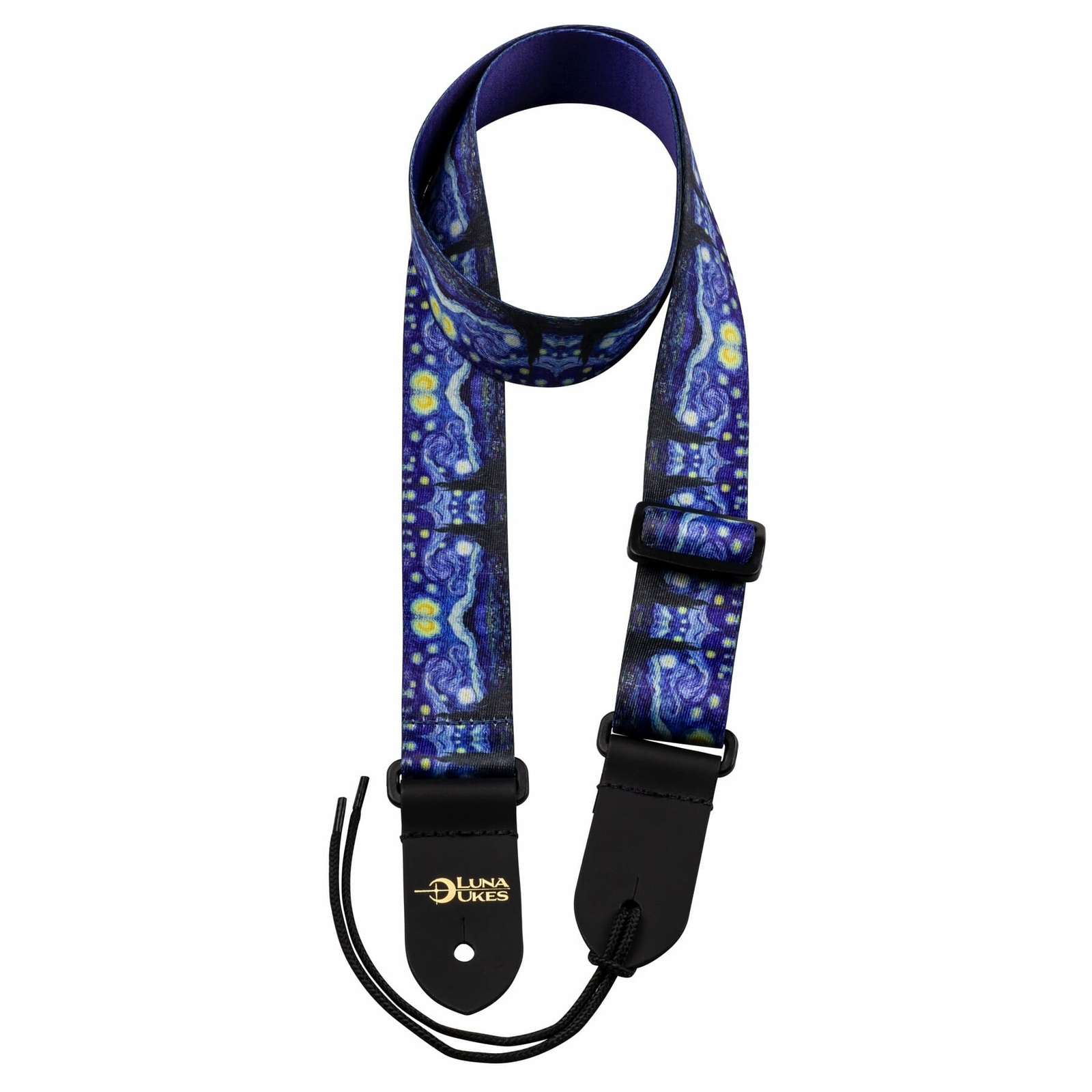 Luna Ukulele Starry Night uke Strap, STRAP LUNA UKE STR