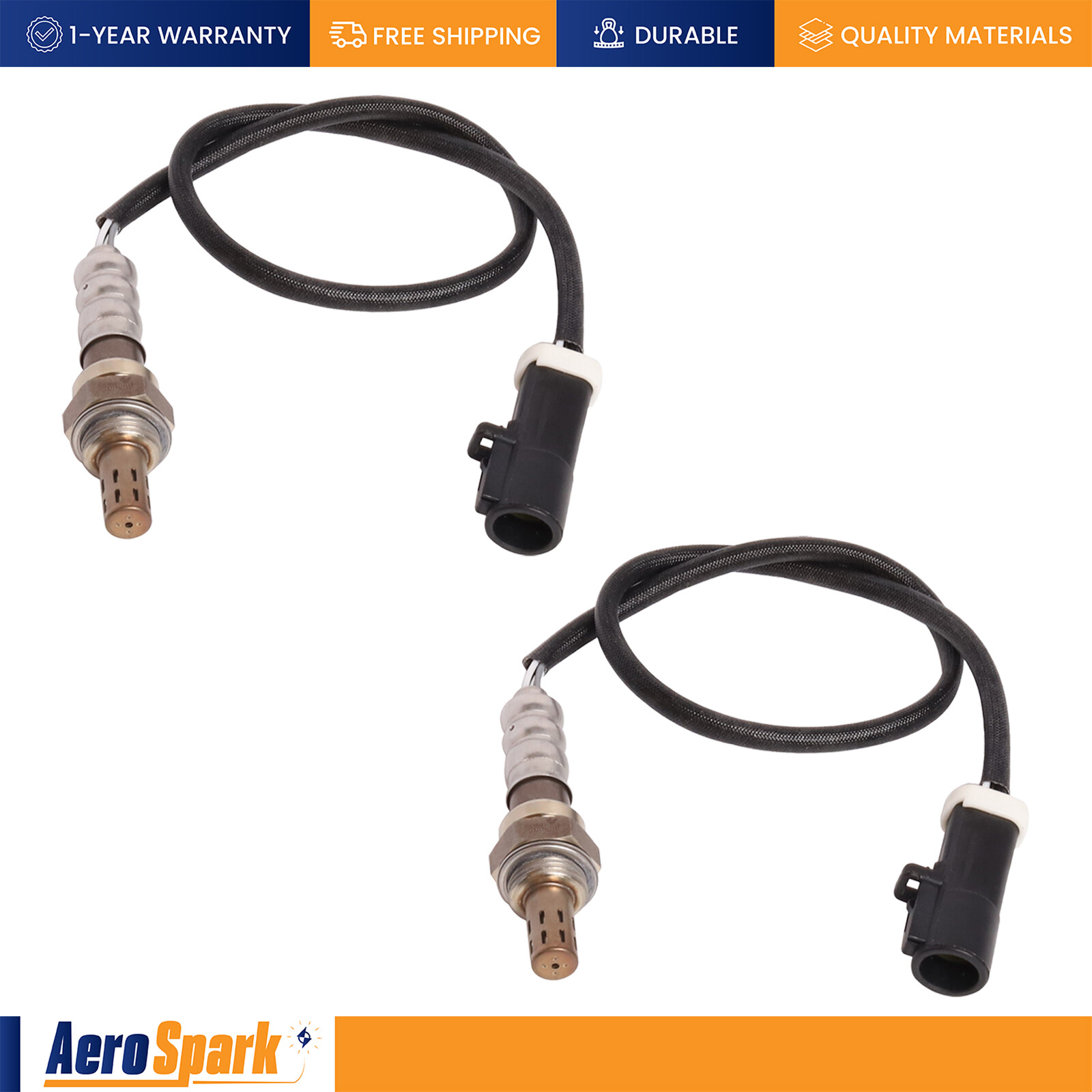 2X Upstream & Downstream Oxygen O2 Sensor for 00-04 Ford Focus l4 2.0L 234-4045