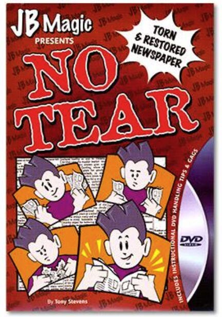No Tear Newspaper by Tony Stevens Magic Mentalism Trick