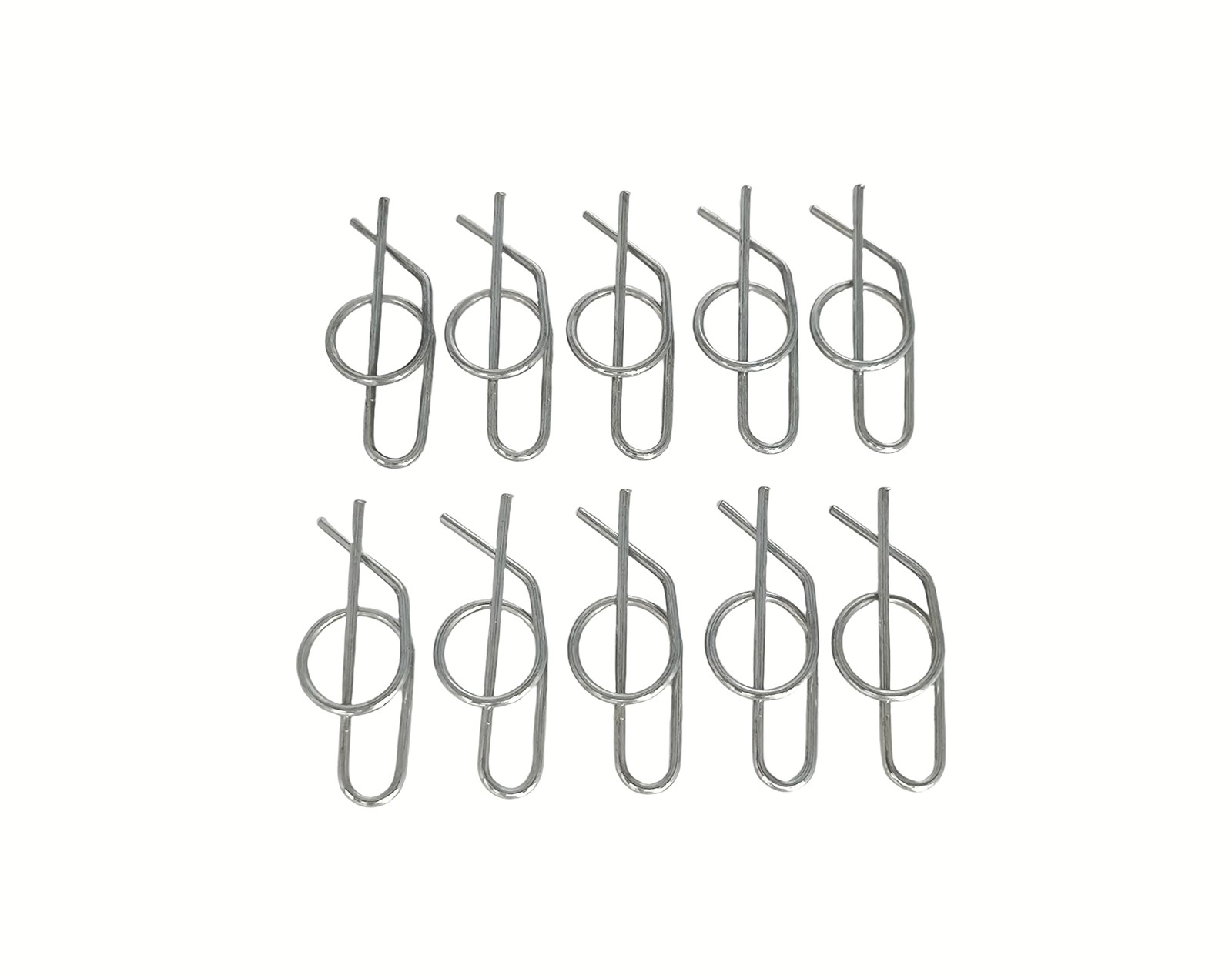 10-Pack M154221 Spring Locking Cotter Pins for John Deere Models