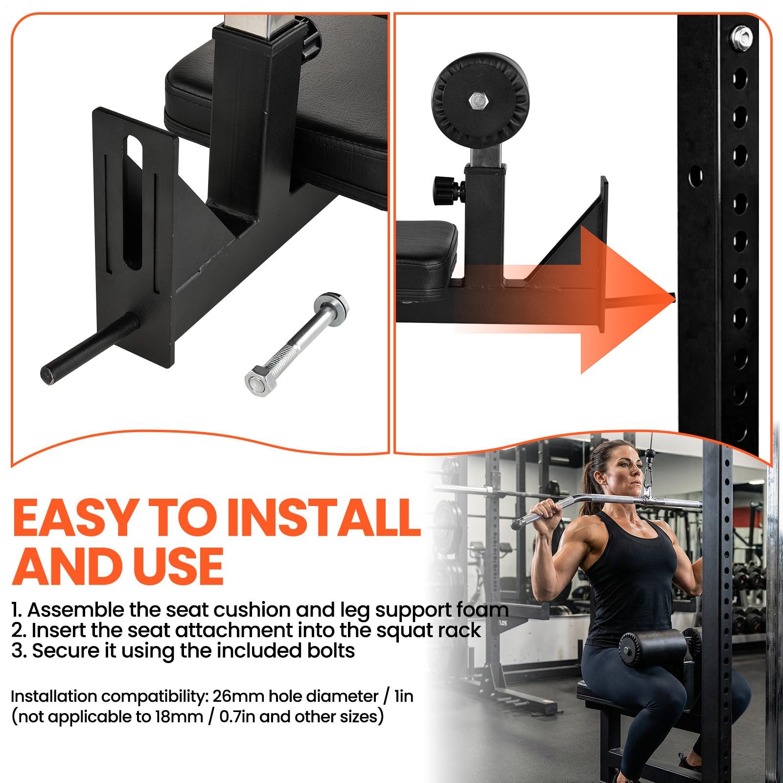 Lat Pulldown Seat Heavy Duty Carbon Steel Structure Pull Down Seat best service