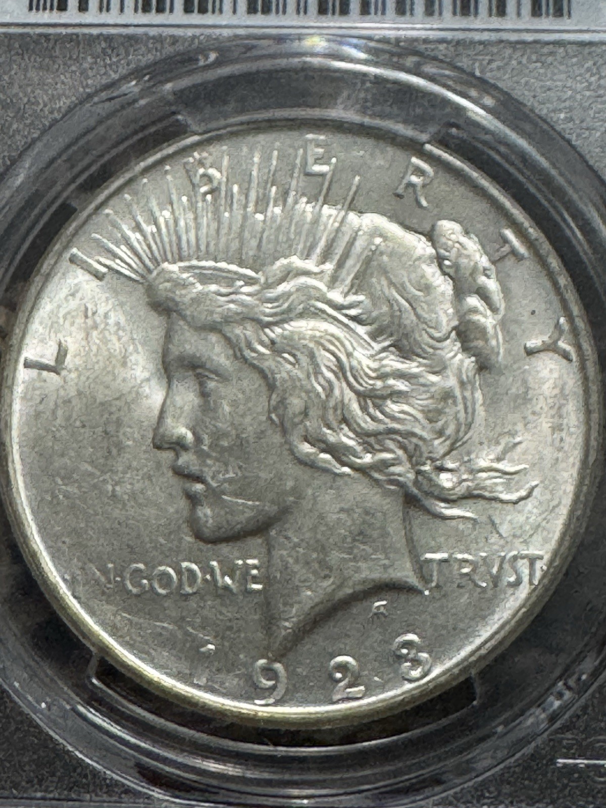 1923-d Peace Dollar, PCGS MS61, Better Date, Free Shipping
