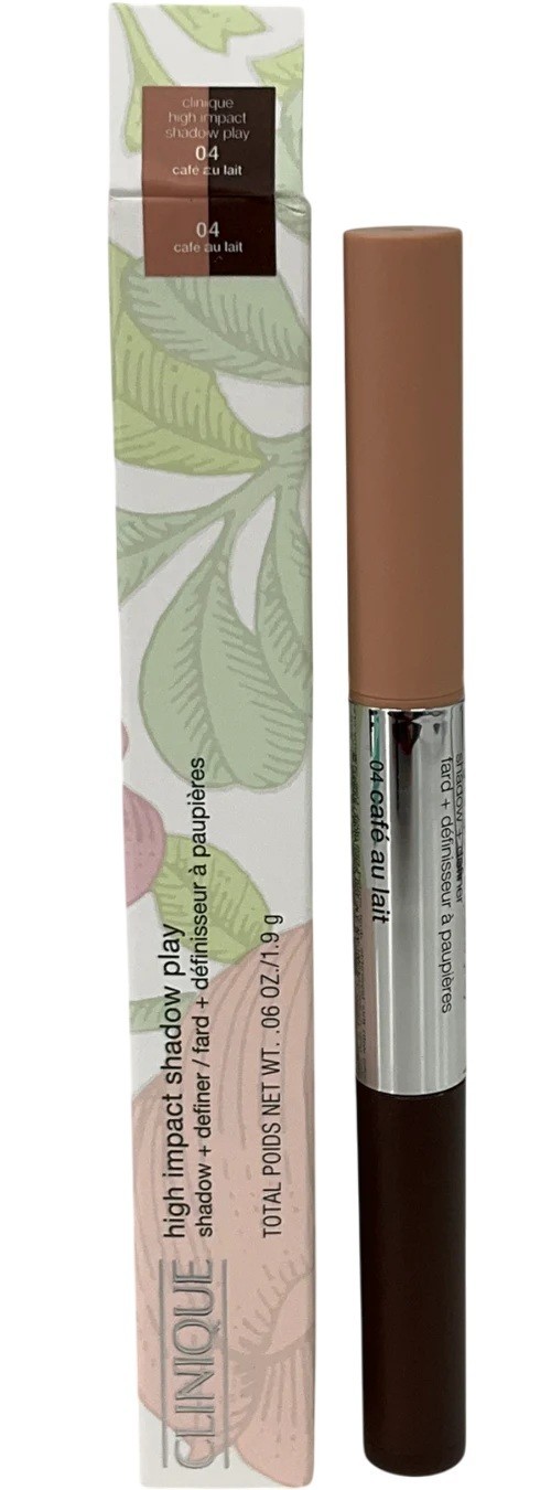 CLINIQUE HIGH IMPACT SHADOW PLAY + DEFINER DUO .06 OZ / 1.9 G FULL SIZE NIB