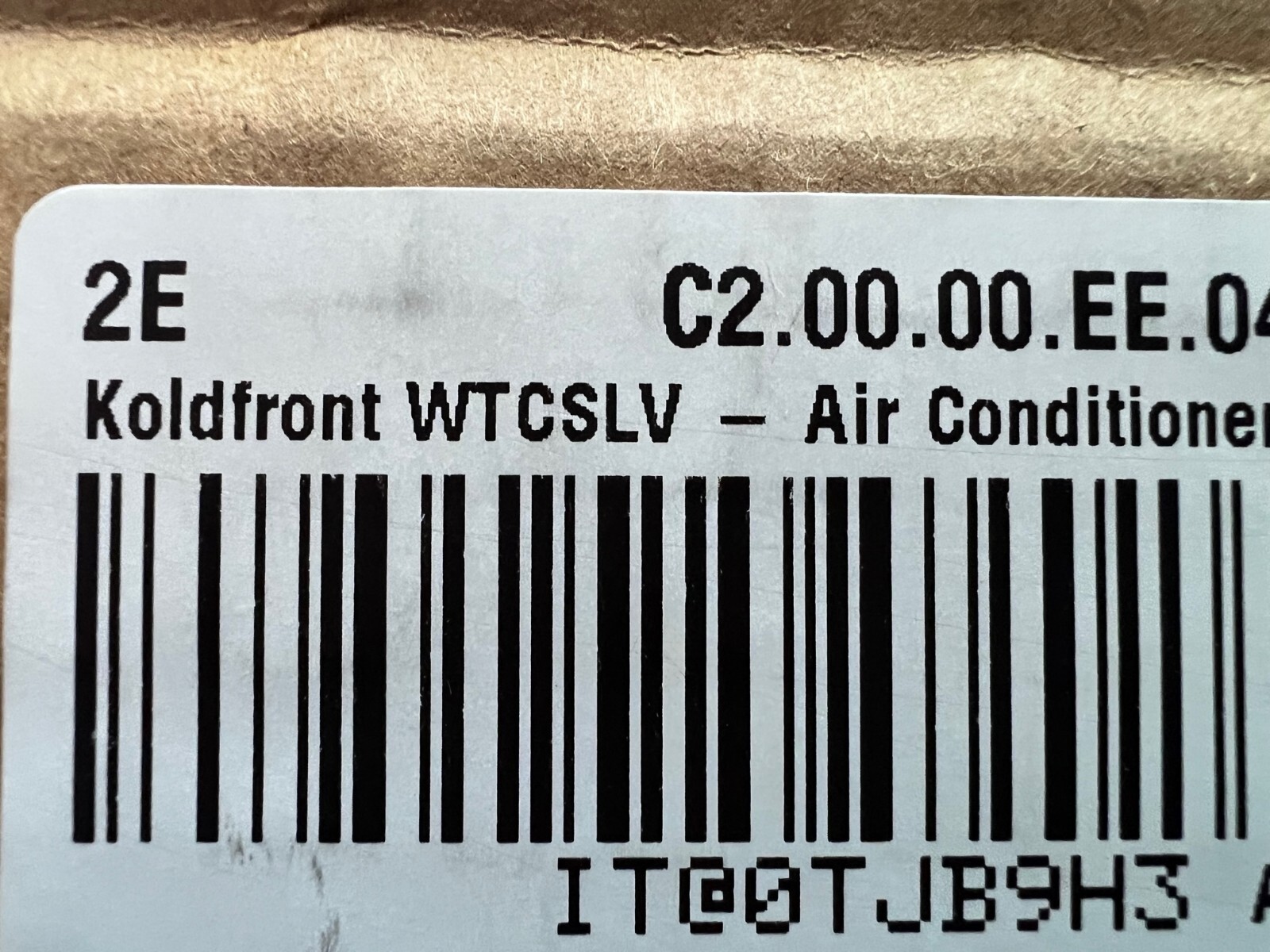 Koldfront WTCSLV Through the Wall Air Conditioner Sleeve Box, White
