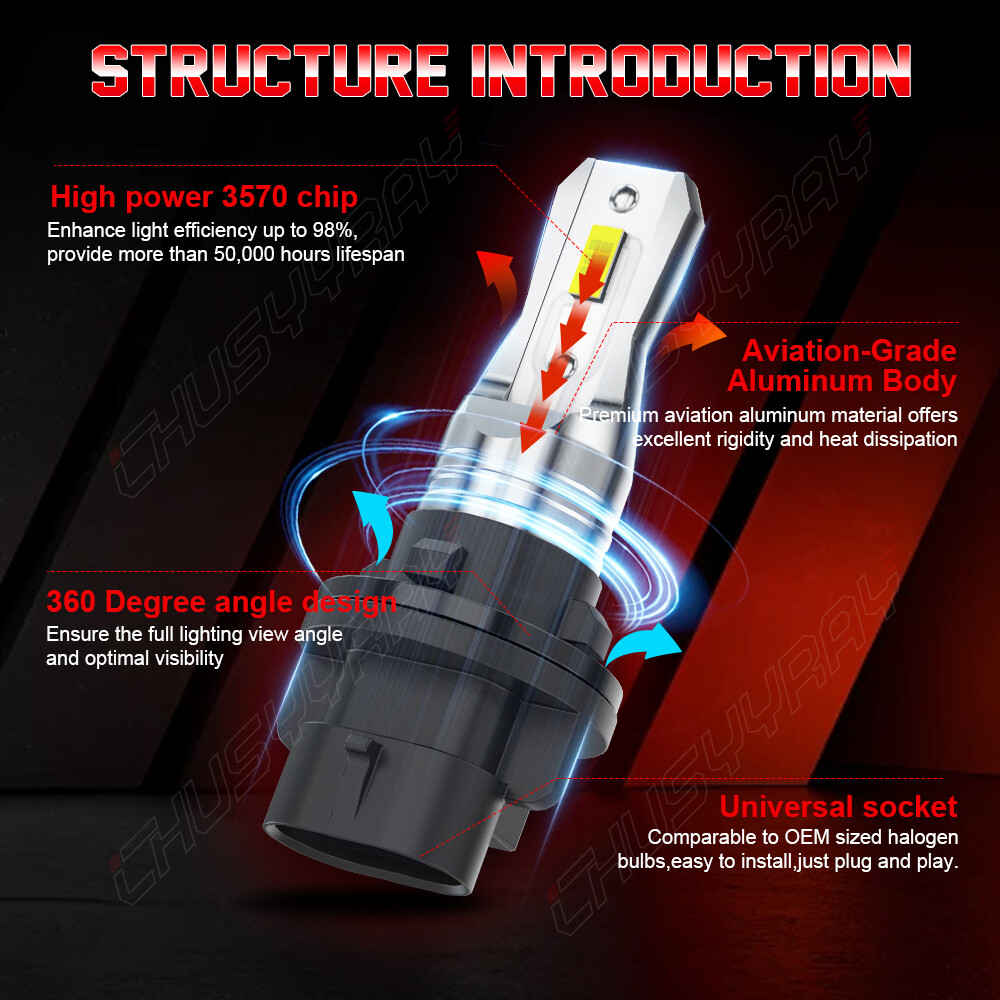 3 Pins Based 4 Tabs For 2012 TRX500FM 2A - FOREMAN 4X4 Headlight Bulb Lights