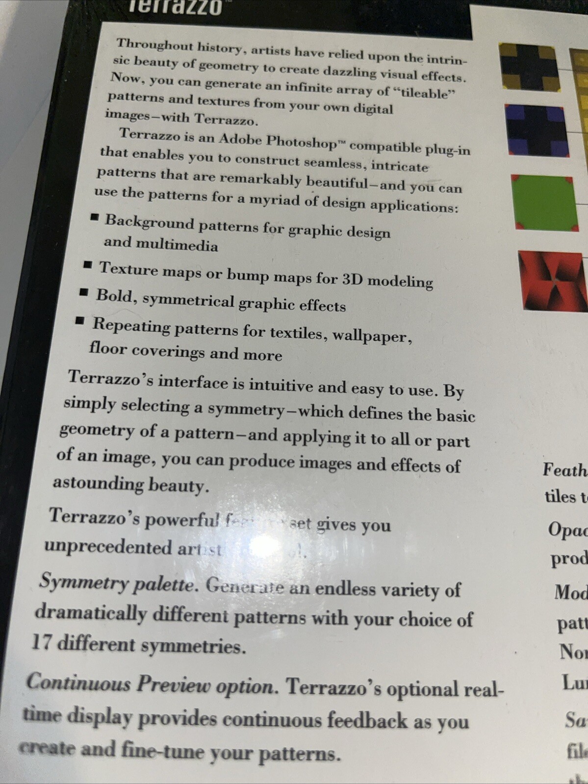 Vtg Xaos Tools Terrazzo V1.0 Software Manual Disks Apple Macintosh Mac 1994 New