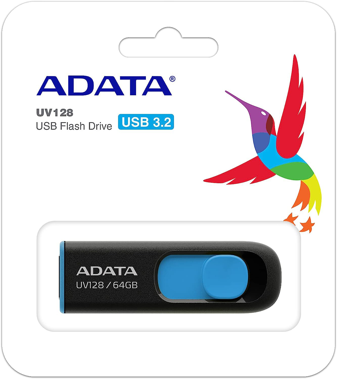 ADATA UV128 64GB UDisk USB3.2 Gen1 Flash Drive Memory Thumb Stick Storage Device