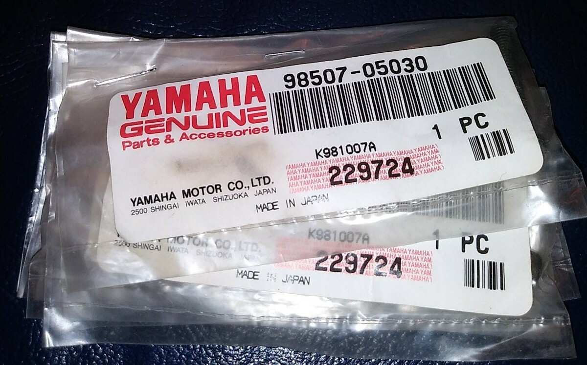 (2) Yamaha OEM Pan Head Screws 98507-05030-00