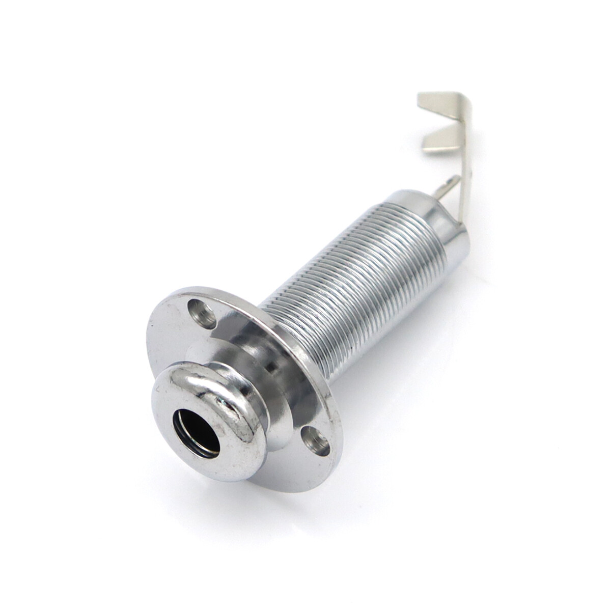 1 Pcs Acoustic Electric Guitar End Pin output Input Jack Plug Socket 6.35 Chrome