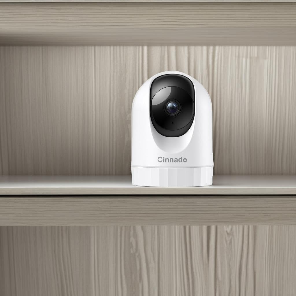 Smart 360° Home Security Camera - 2-Way Audio, Night Vision & Alexa-Compatible