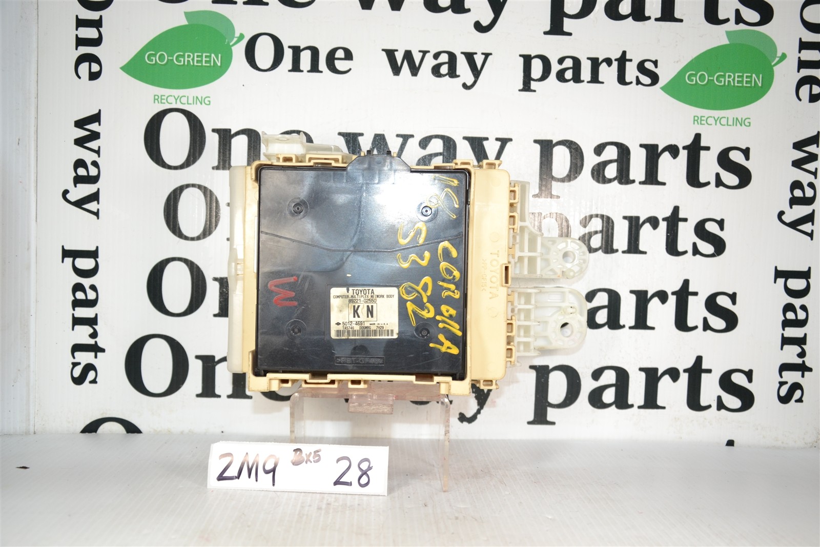 89221-02550 Toyota Corolla 2017-18 Multiplex Network Body Control OEM 2M9 28 B5