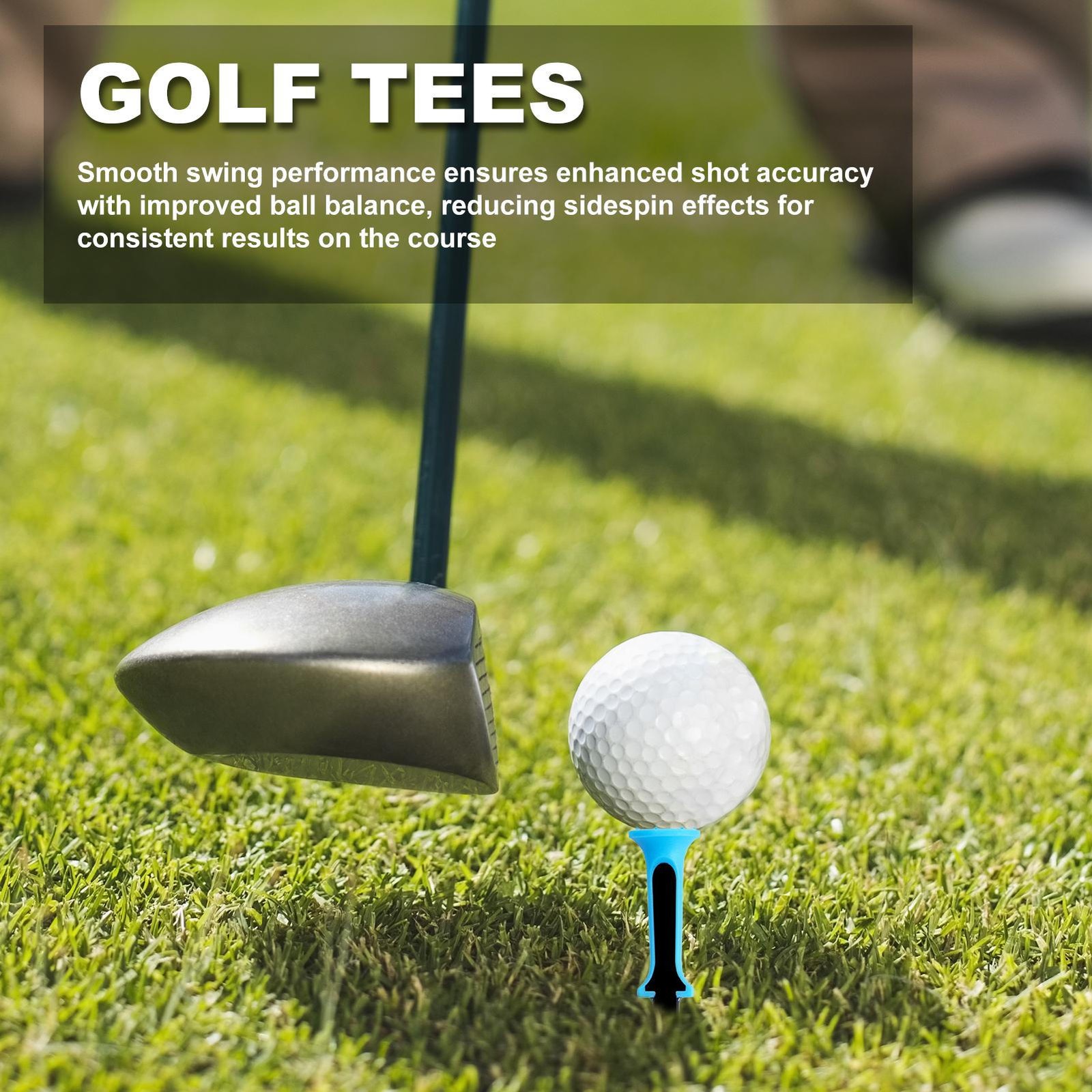 5pcs Golf Tees Plastic Golf Ball Holder Stand 80mm