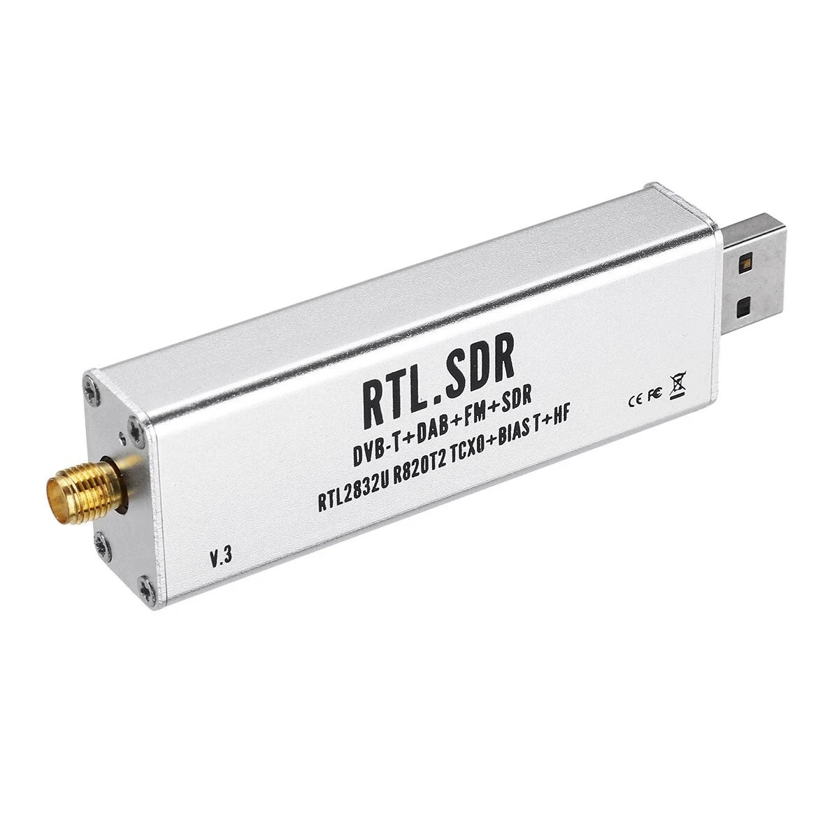 SDR Receiver with TCXO High Stability Full Band for Aviation ADS-B Tracking