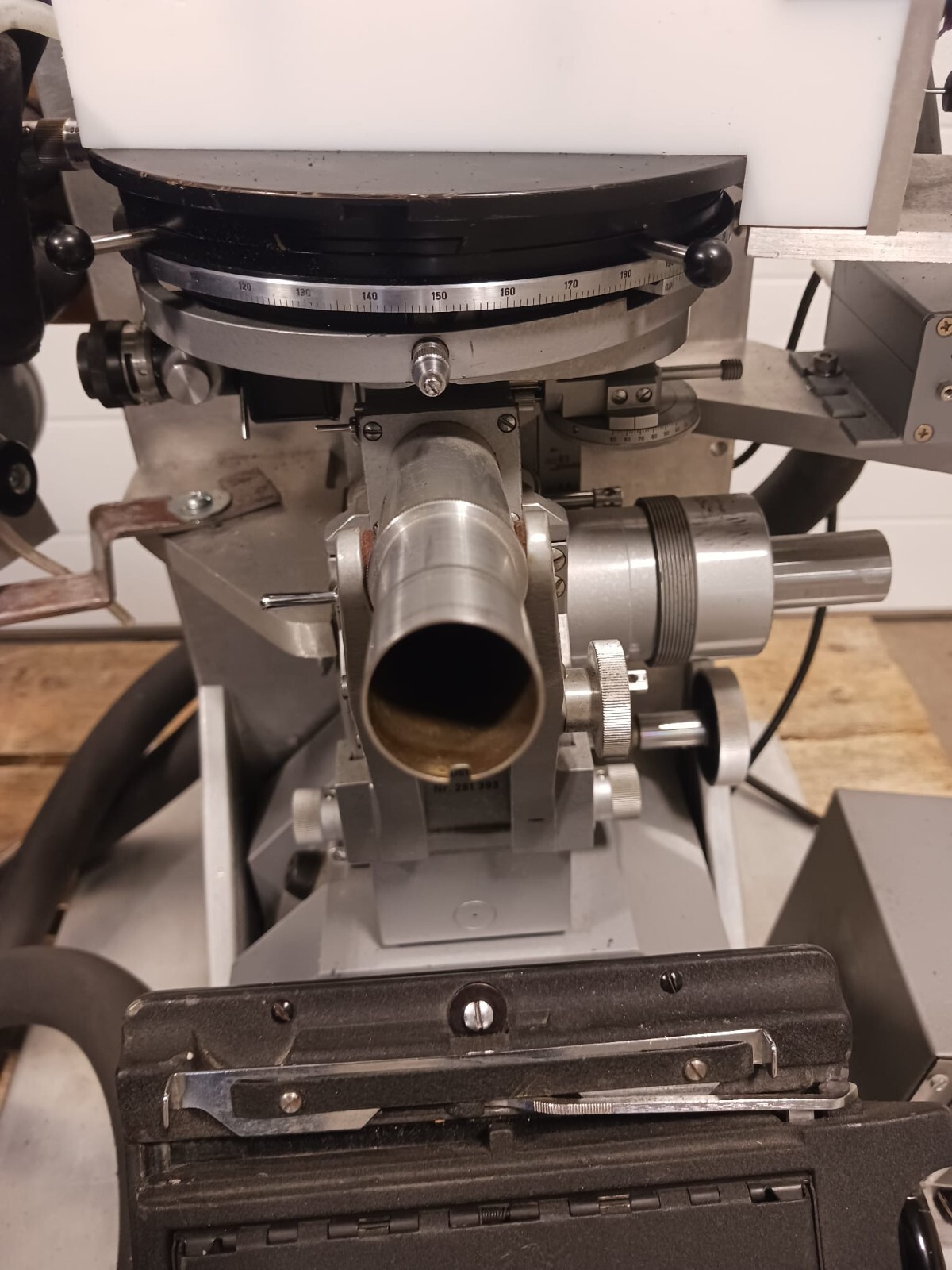 Reichert William J. Hacker Microscope w/PI Mercury C-863.11 DC Motor Controller