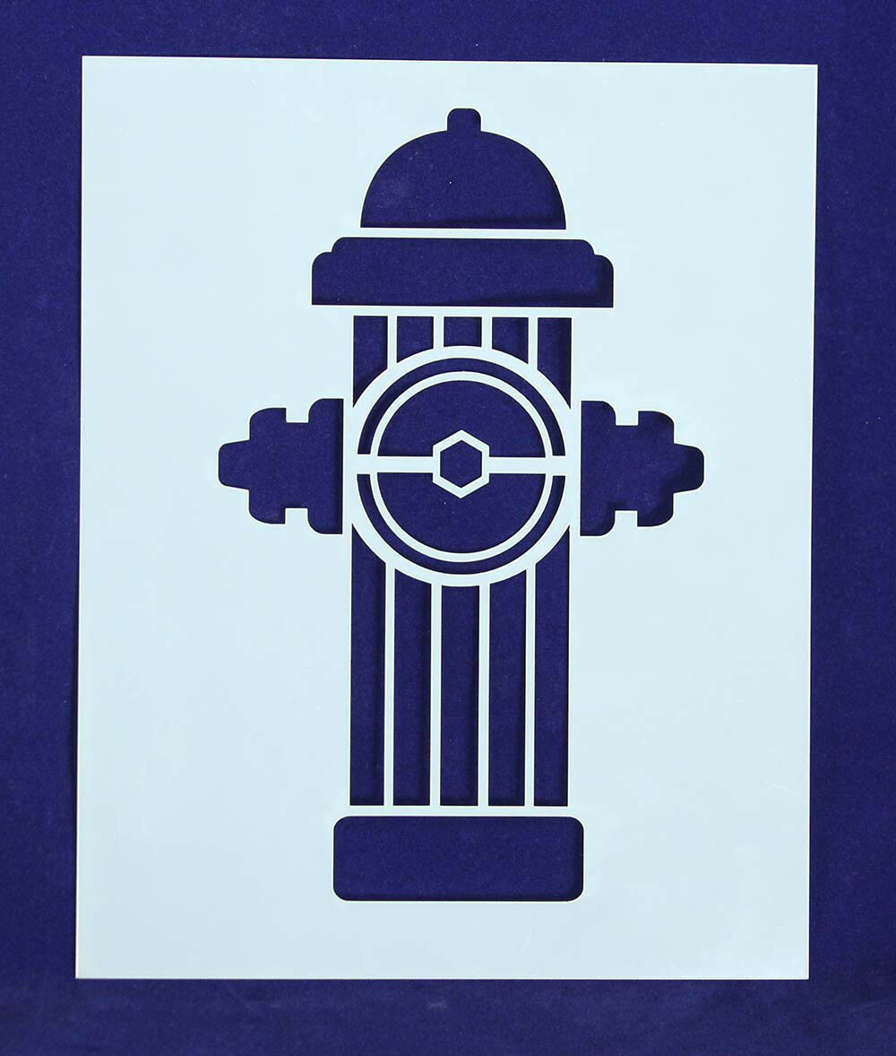 Fire Hydrant Stencil -18 x 24 Inches Overall