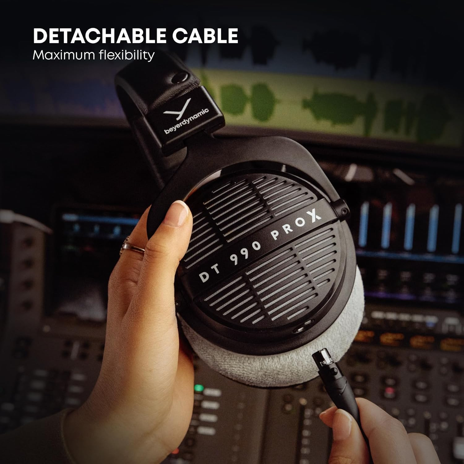 DT 990 Pro X 48 Ohm Wired Over-Ear, Open Back Professional Recording Studio Moni