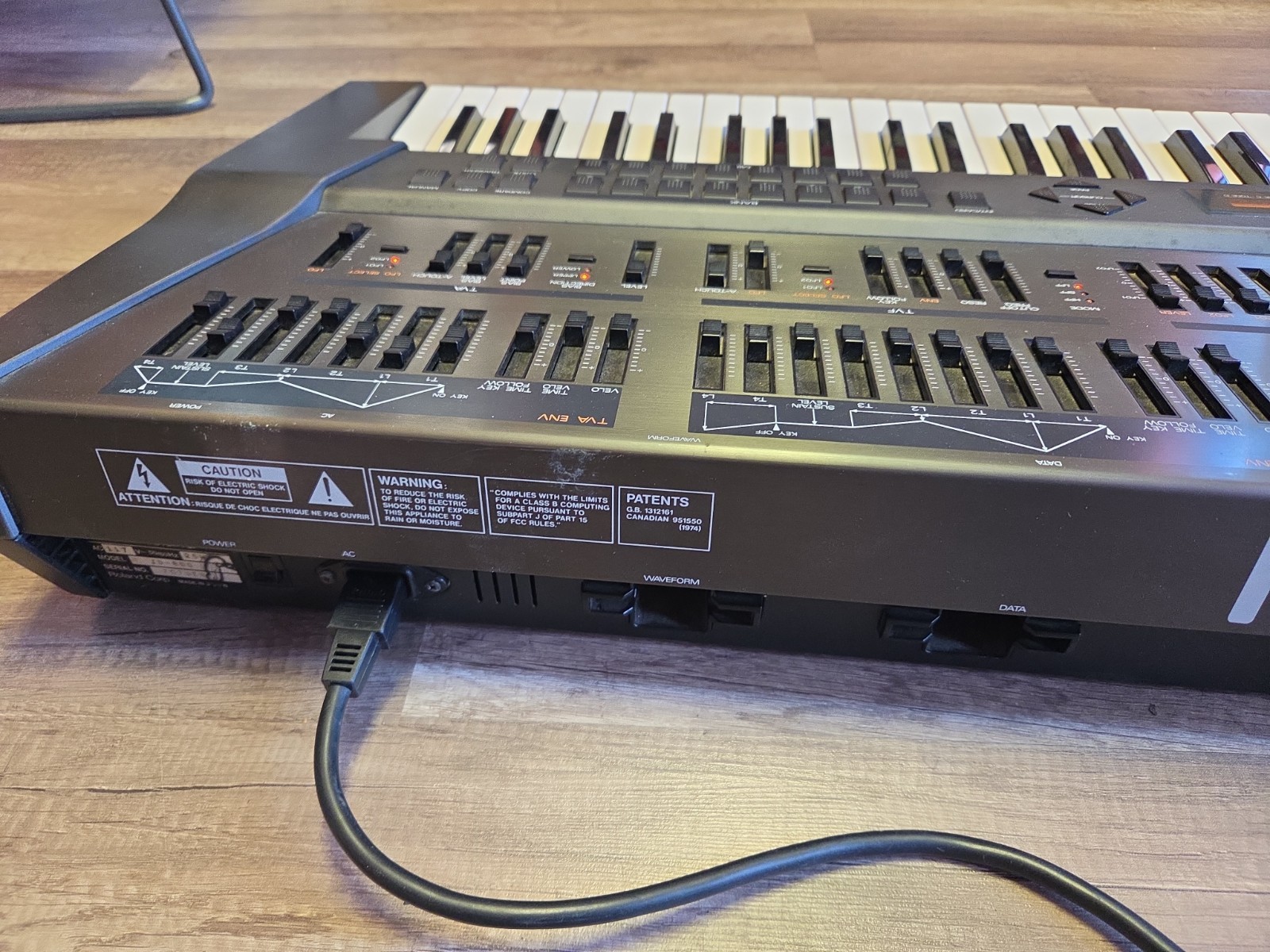 Roland JD-800 Digital Synthesizer Tested Working