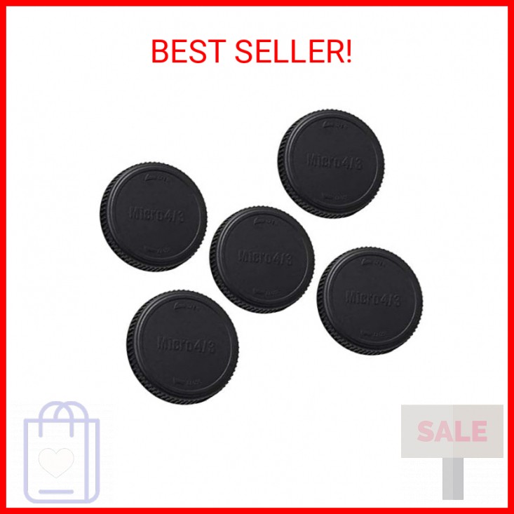 (5 Packs) M43 Rear Cap, MFT Rear Lens Cover, Rear Lens Cap M43, Micro Four Third