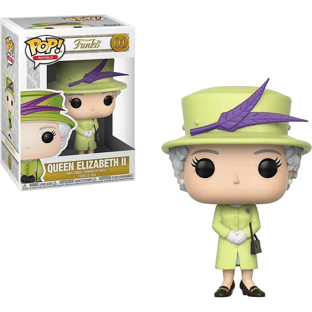 Elizabeth II Royal Queen Funko Pop Vinyl Figure Elizabeth Queen Family: #01