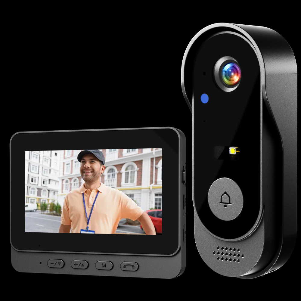 Wireless Security Smart Doorbell Intercom Two-Way Video Camera Bell Chime 1080P