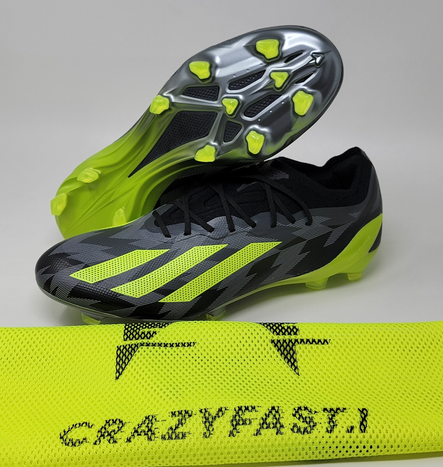 Adidas Crazyfast.1 FG Injection Soccer Cleats   Multicolor IG0670 Men’s 6.5 New