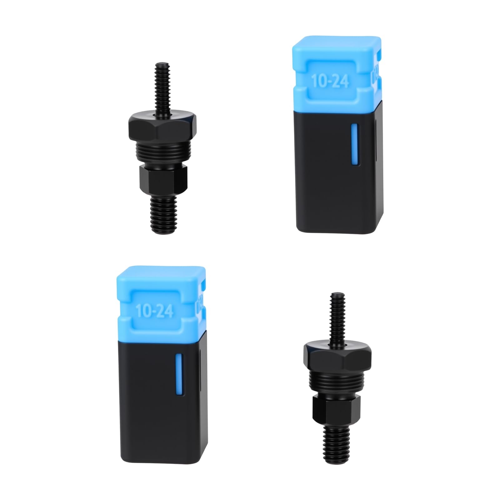 GAOLAOSY 2PCS Replacement Mandrel for Rivet Nut 1.9 × 0.3 inch, Black&Blue