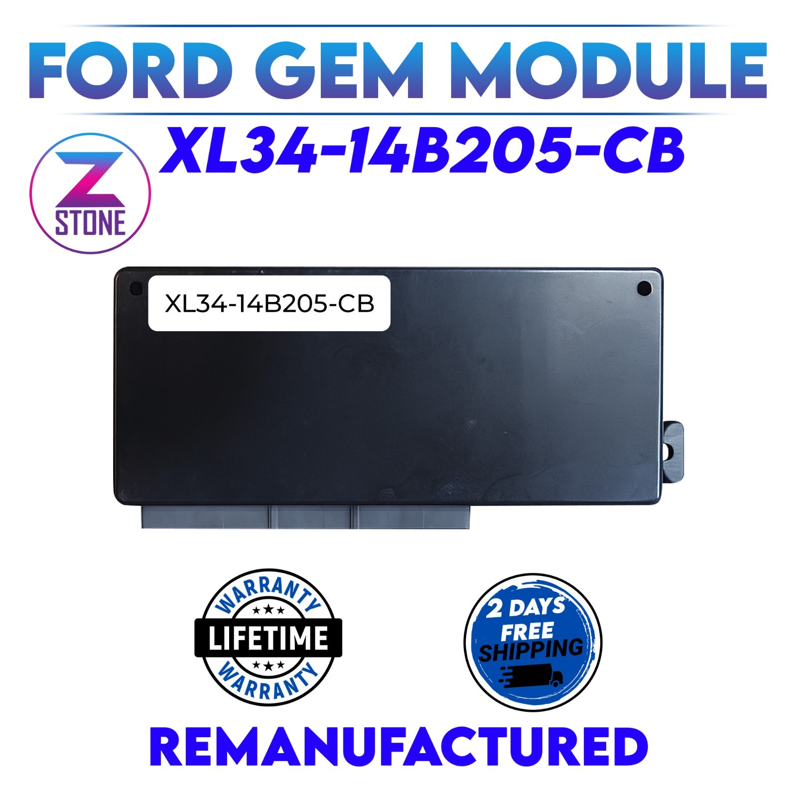 Rebuilt Ford GEM Module XL34-14b205-CB Plug N Play
