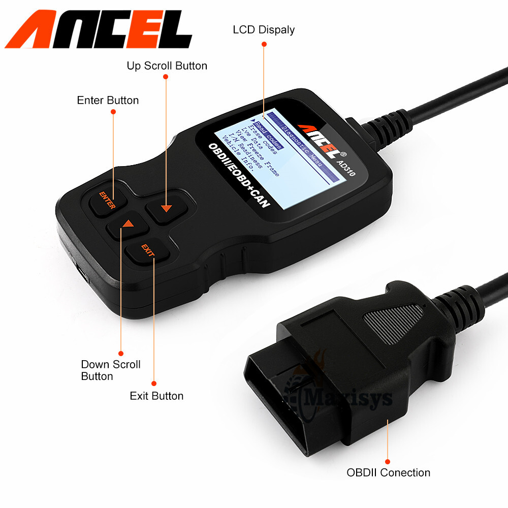 Ancel AD310 Car OBD2 Scanner Code Reader Auto Diagnostic Scan Tool Check Engine
