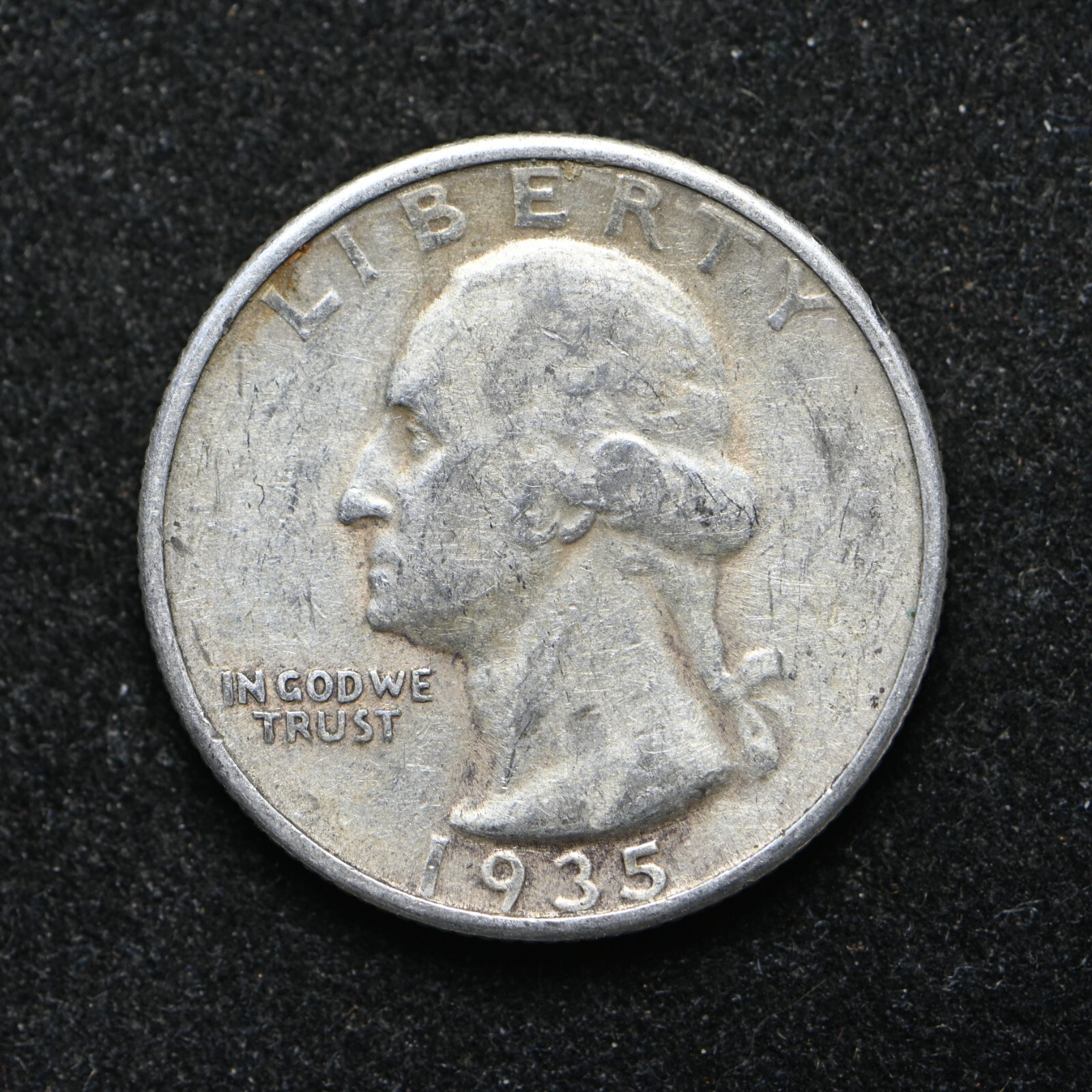 1935 Washington Silver Quarter  (bb16817)
