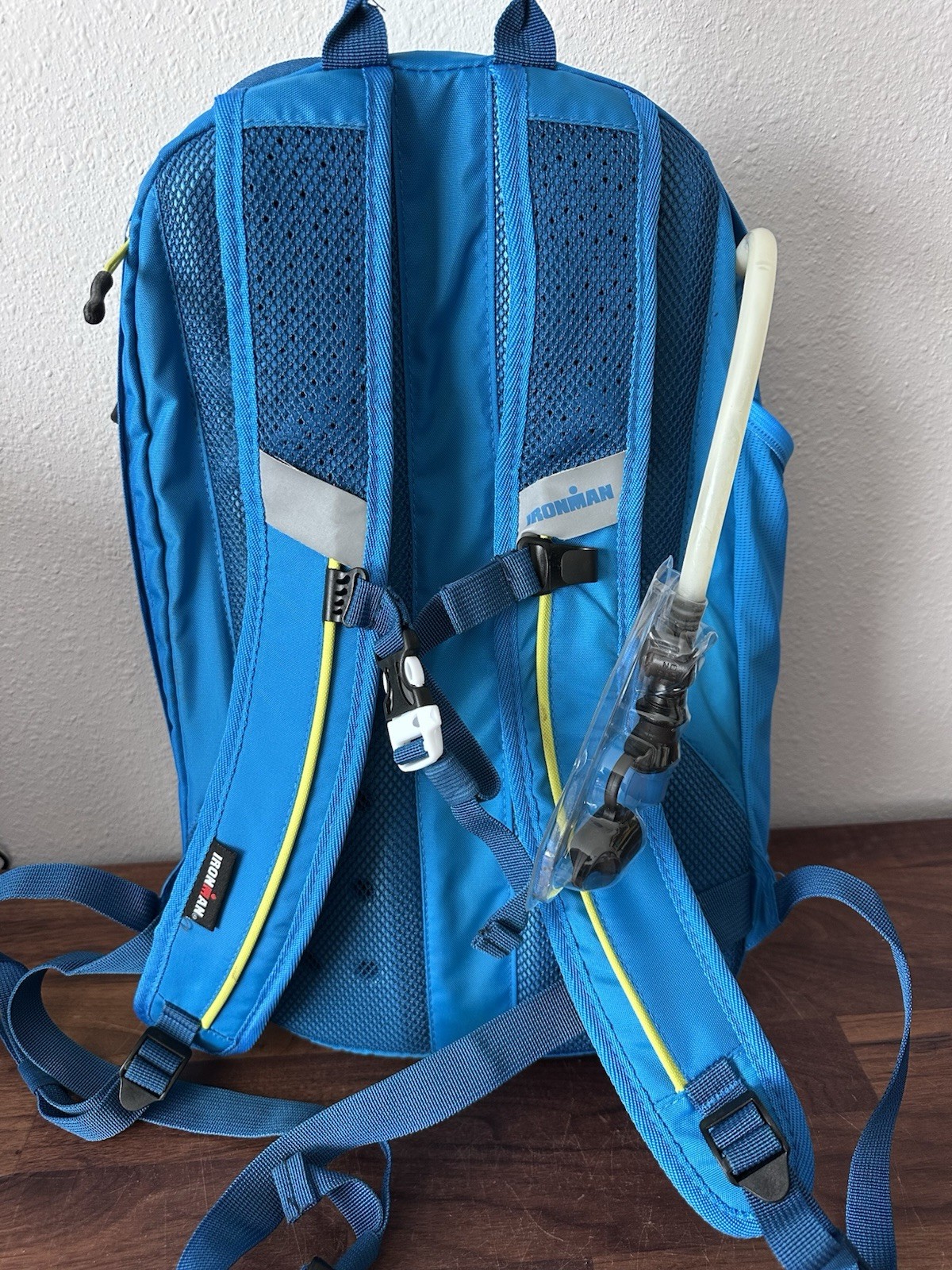 NOS Iron Man H2O 2 Liter Hydration Backpack Blue