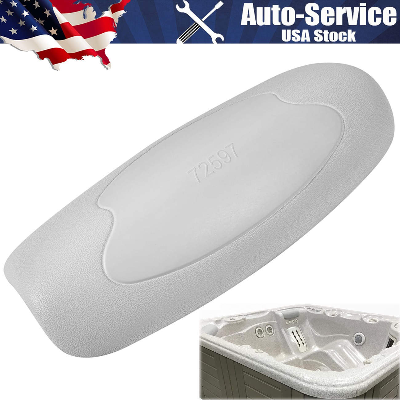 72597 Spa Neck Pillow for Hot Spring Highlife Series Spas Aria, Envoy, Jetsetter