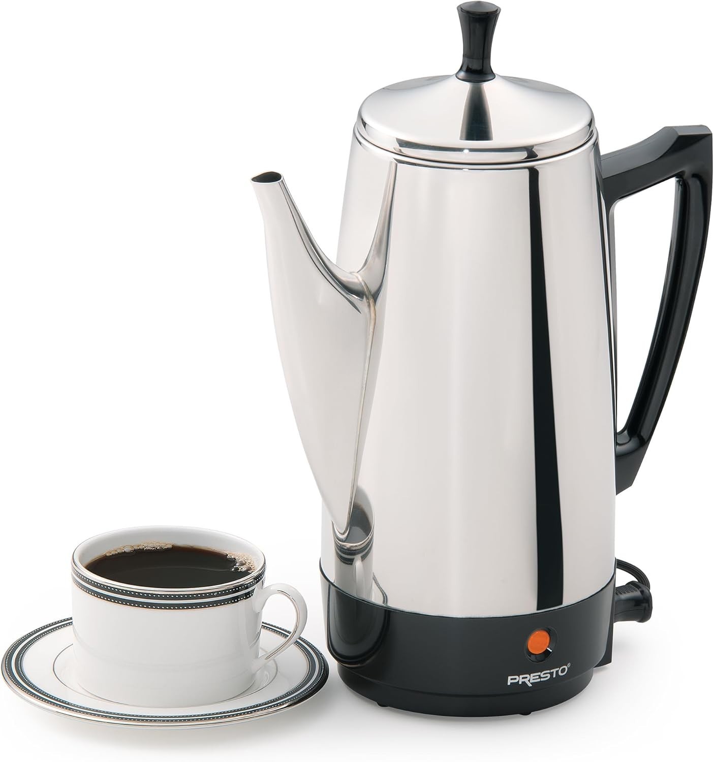 02811 Stainless Steel Electric Coffee Percolator -