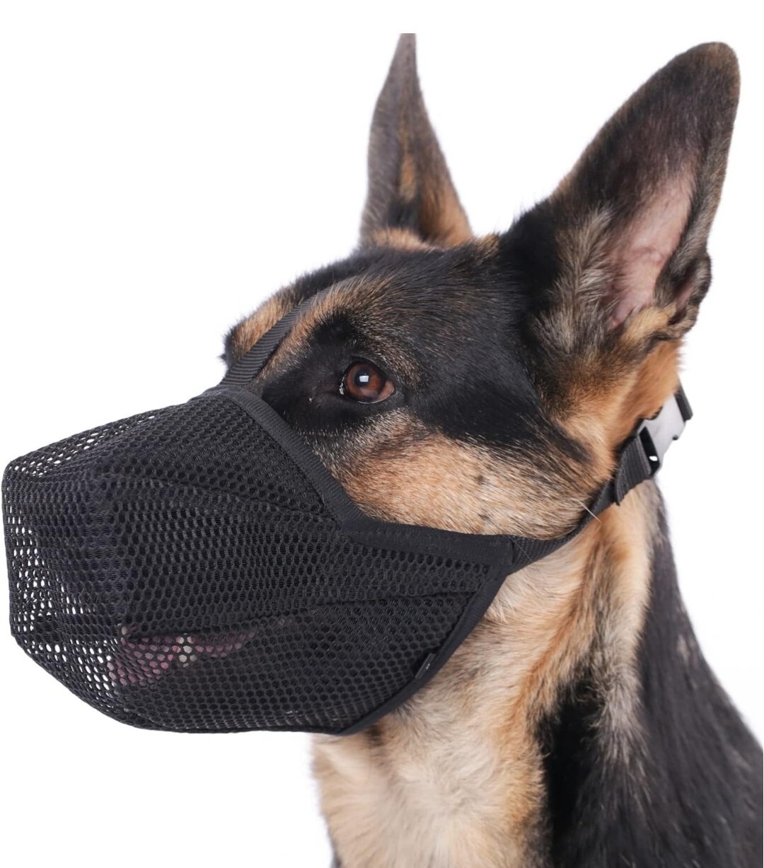 Pet Dog Muzzle Anti-lick Anti-Biting Chewing Bark Licking Mouth Cover Mesh Mask
