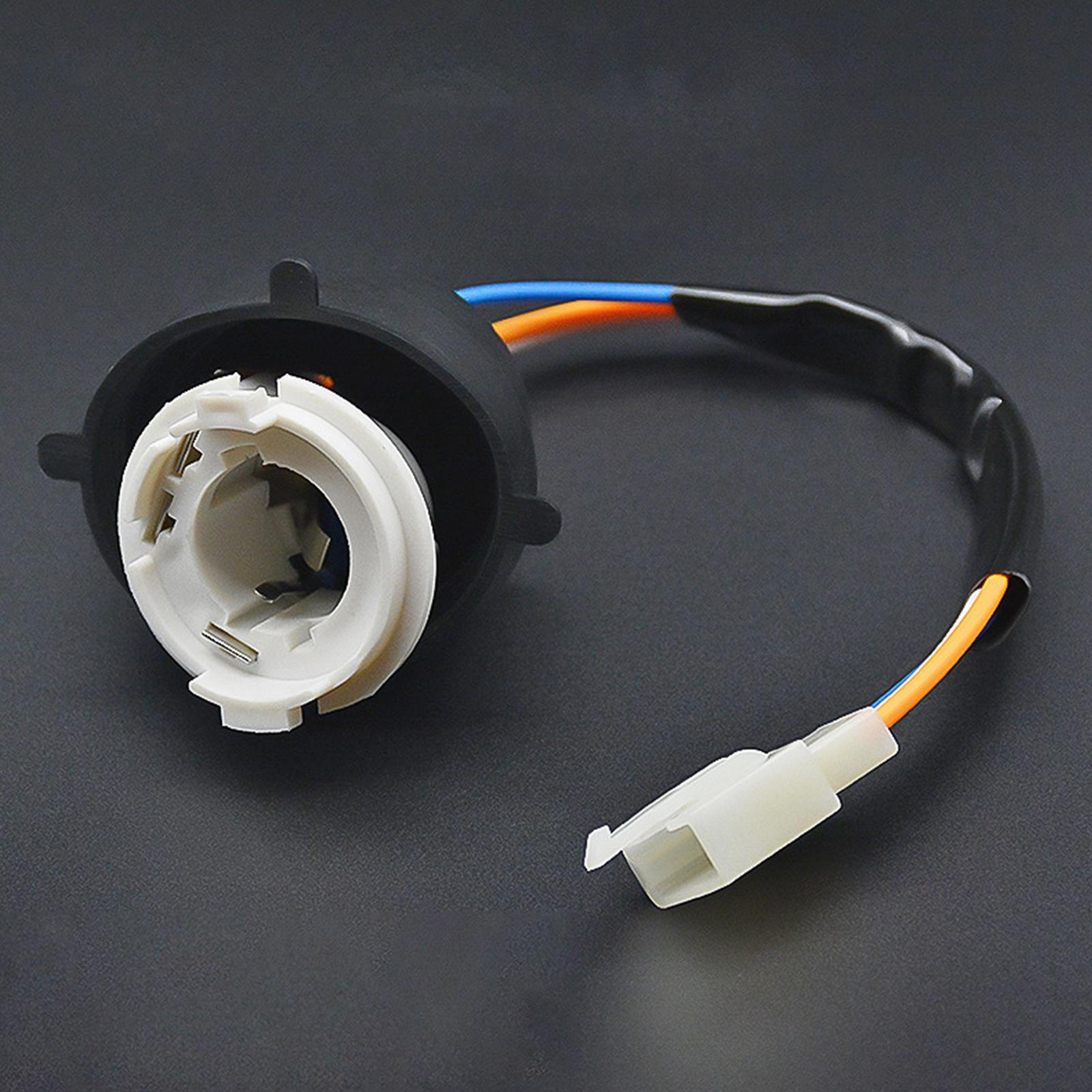 Multi-Purpose Lamp Socket LED Headlight Bulb Adapter Holder Socket for Scooter