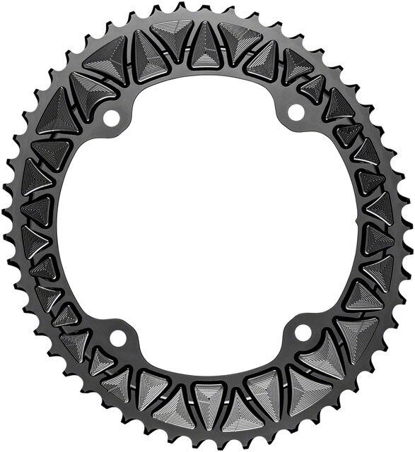 absoluteBLACK Premium Oval 145 BCD Road Outer Chainring for Campagnolo - 53t, 14