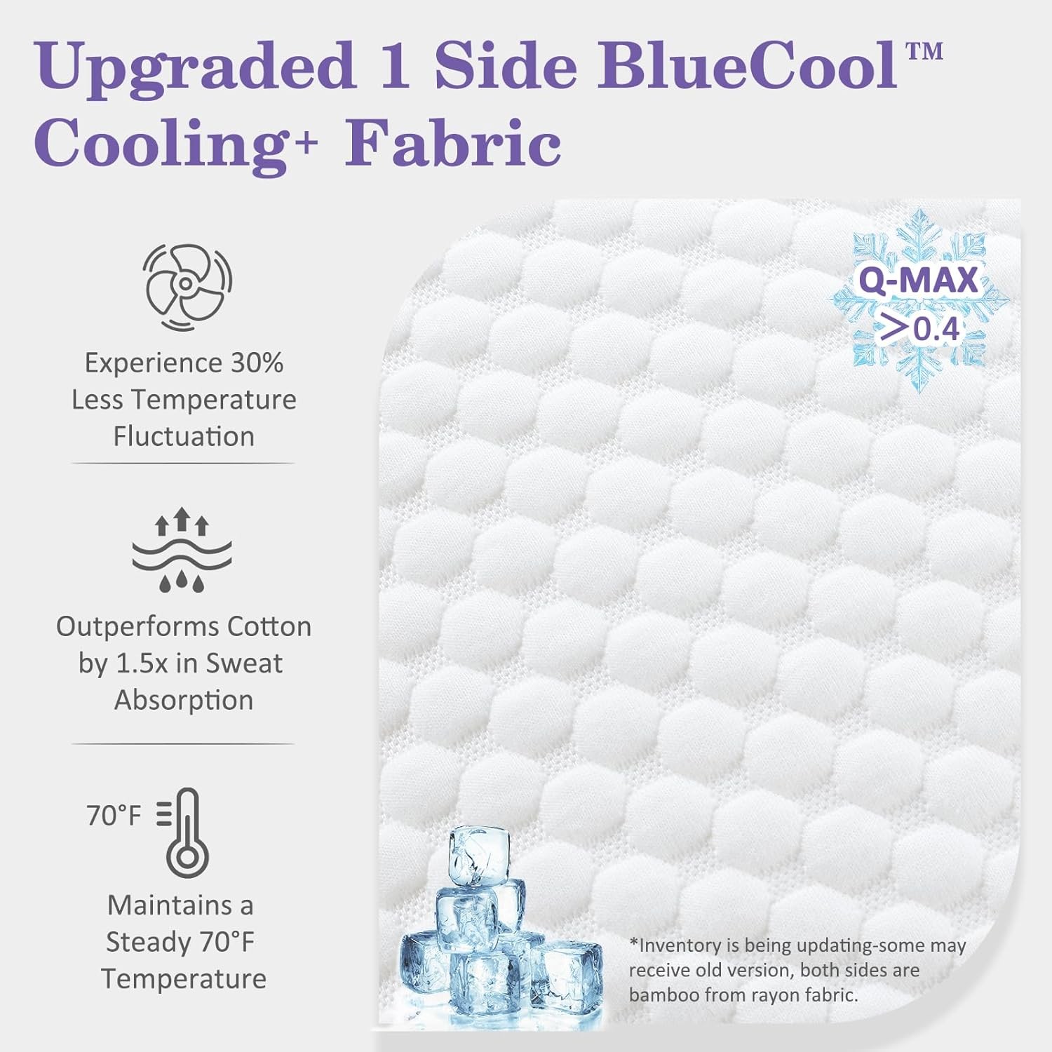 Adjustable Shredded Memory Foam Pillow Queen Size, Cooling Bed