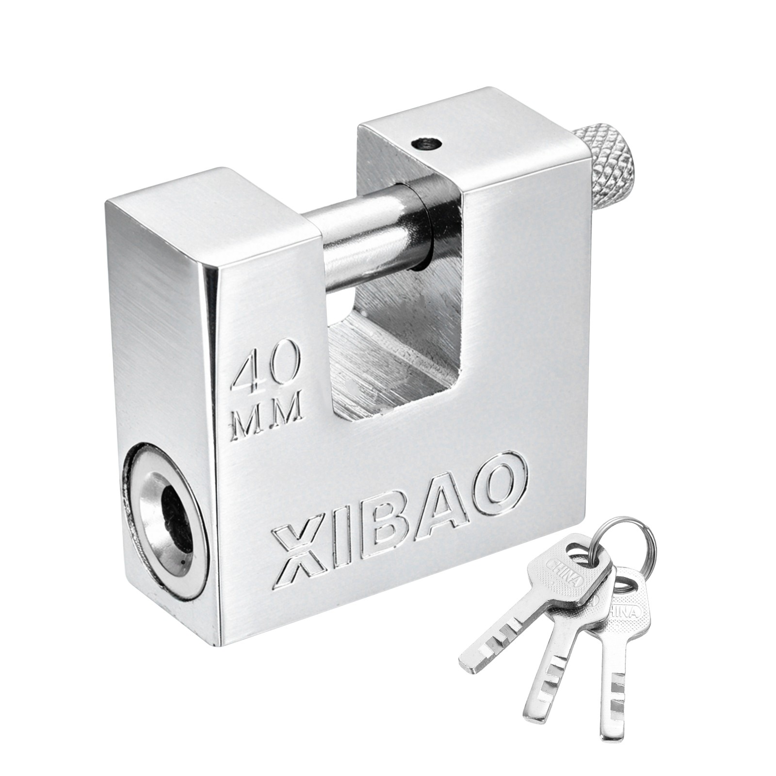 Shipping Container Lock with 3 Keys High Security Padlock (1-9/16 Inch)