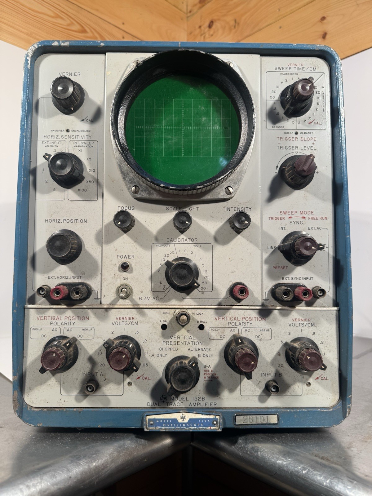 HP Hewlett Packard Model 150A Oscilloscope | UNTESTED AS IS