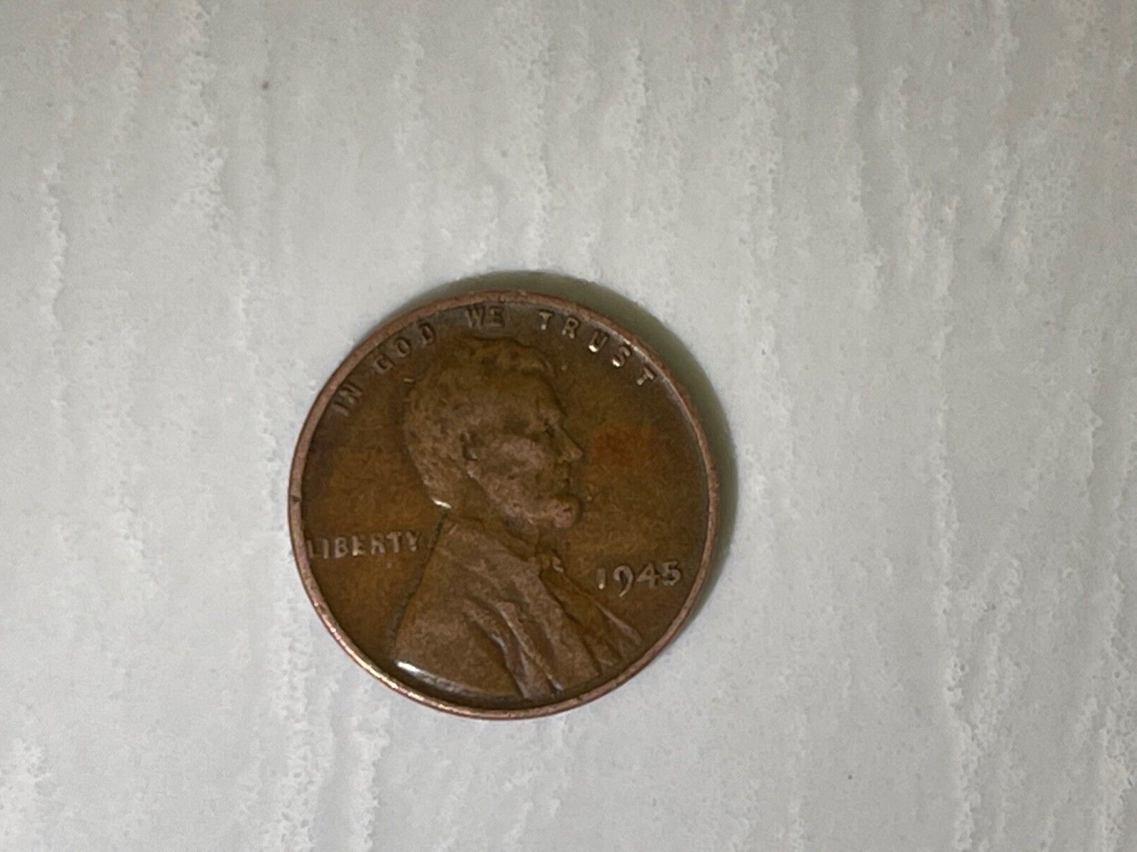 1945 Lincoln Wheat Penny - No Mint 