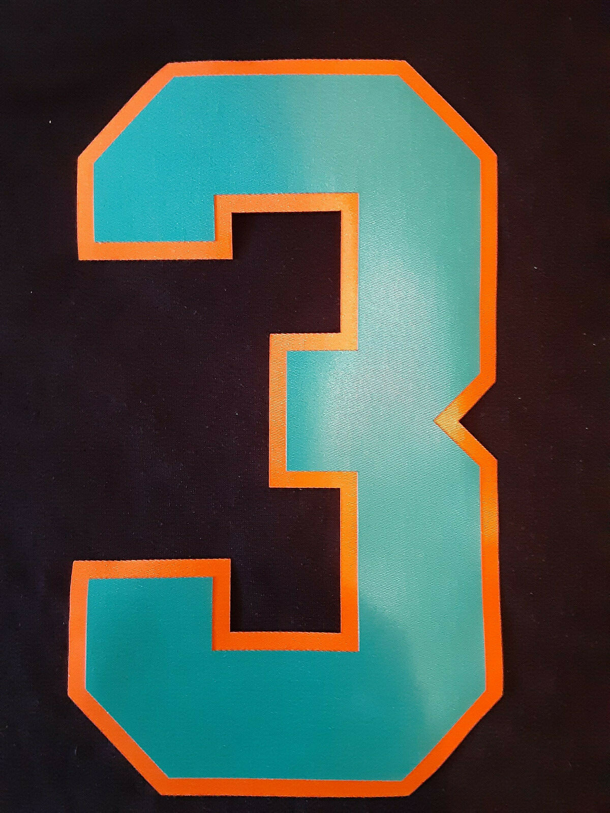 Tackle Twill Numbers 10" Block 2 Color  NHL, NFL, NBA Authentic Jersey numbers 