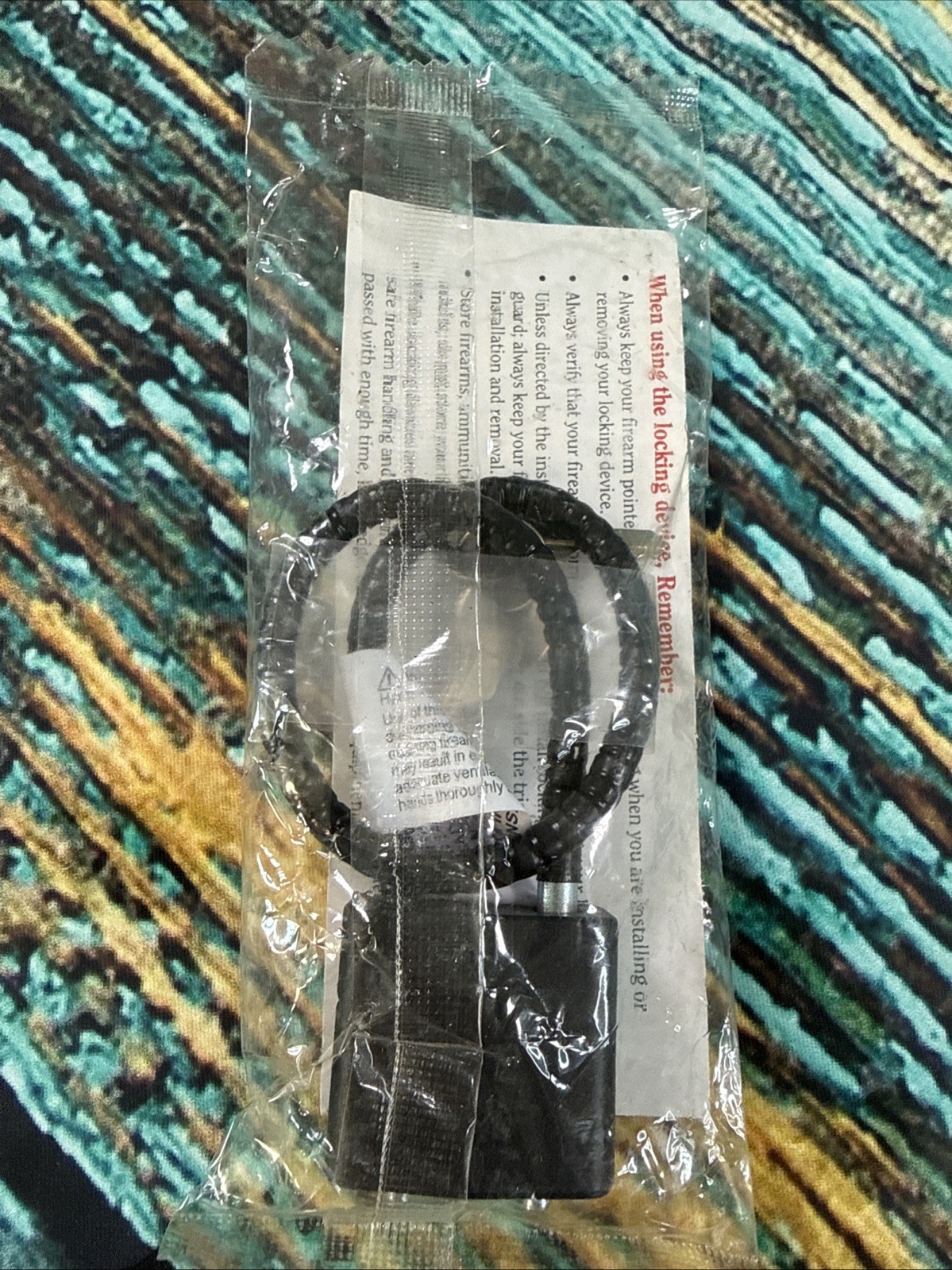 Gun Lock Ruger Firearm Gun Safety Cable Lock Brand New R11SC3 5720T