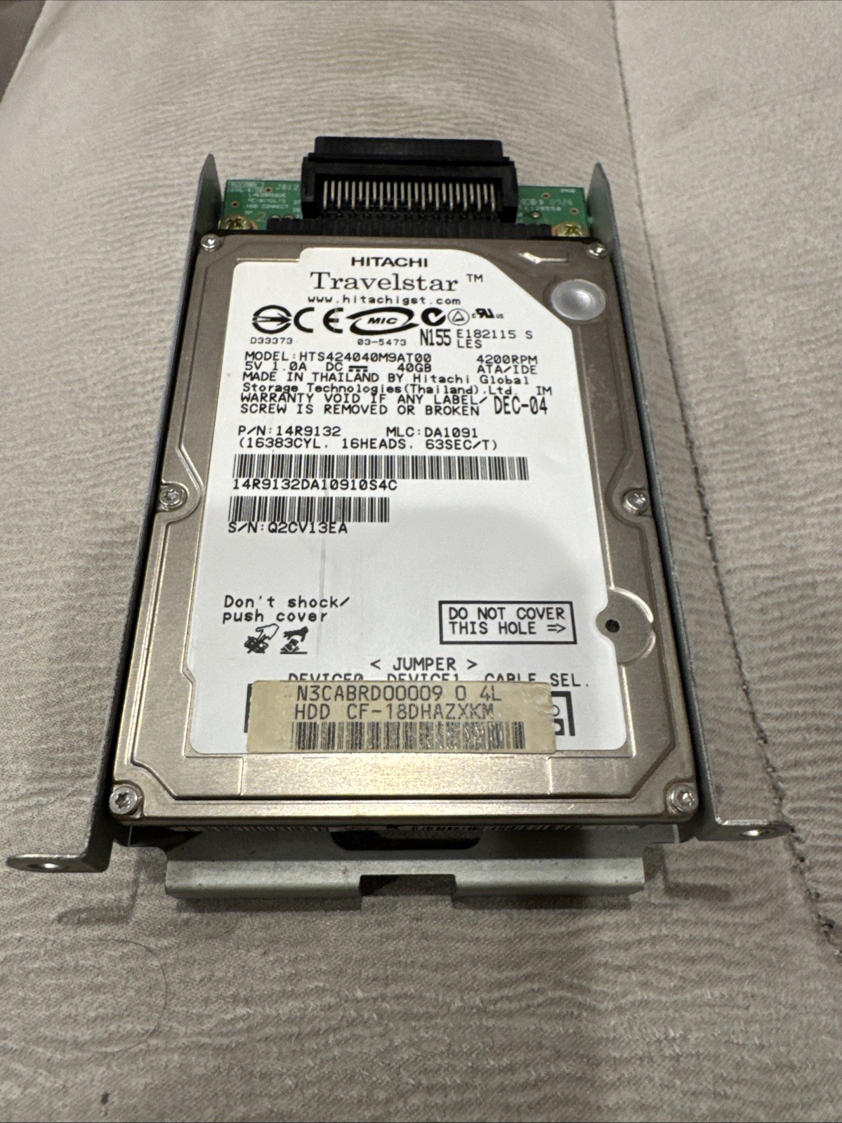 Original AKAI KIT HDM10 hard drive board for AKAI MPC1000 /2500  With 40G Disk